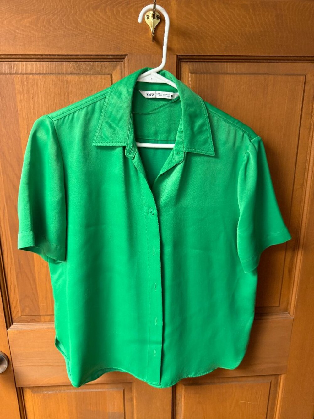 ZARA Women's Green Blouse/Top Size Small In Great Shape!!